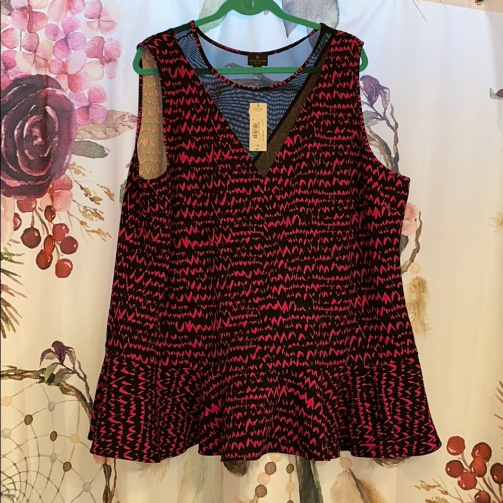 Peplum top new with tags